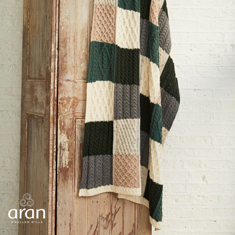 Aran Intarsia Blanket